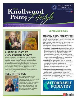 Memory Care Current Newsletter