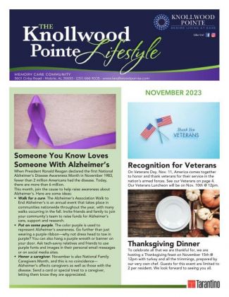Memory Care Current Newsletter