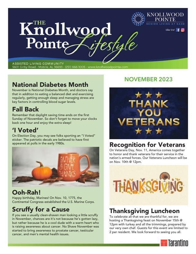 Assisted Living Current Newsletter
