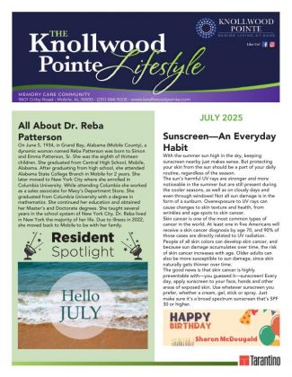 Memory Care Current Newsletter